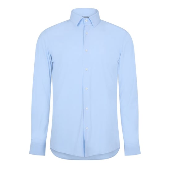 Men's Boss Regular Fit Long Sleeve Shirt in Lt Pas Blue 450 - Image 1