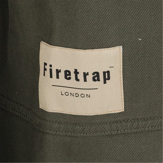 Men's Firetrap Heavy Shirt in Grey - Image 4