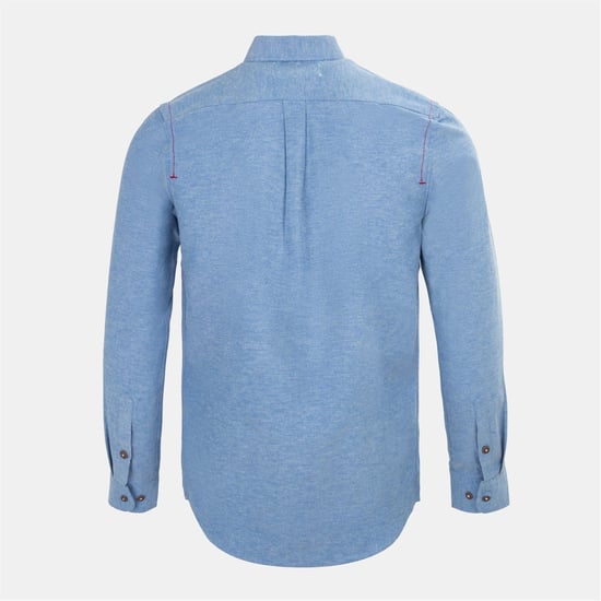 Men's Firetrap Plain Shirt in Light Blue - Image 2