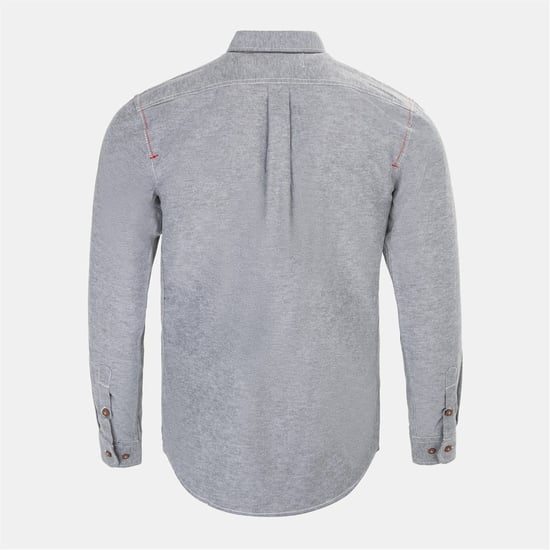 Men's Firetrap Plain Shirt in Grey - Image 2