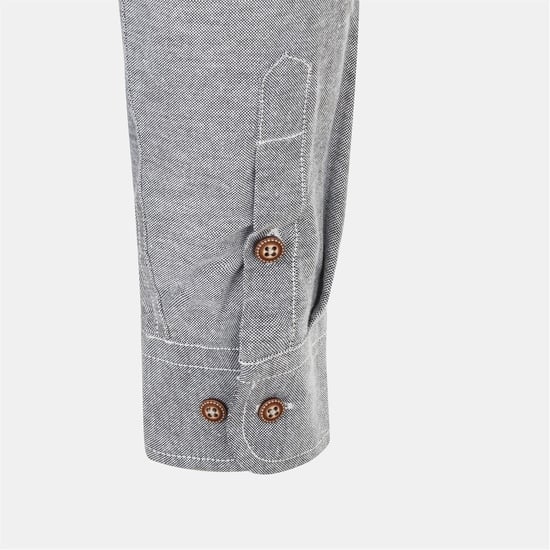 Men's Firetrap Plain Shirt in Grey - Image 5
