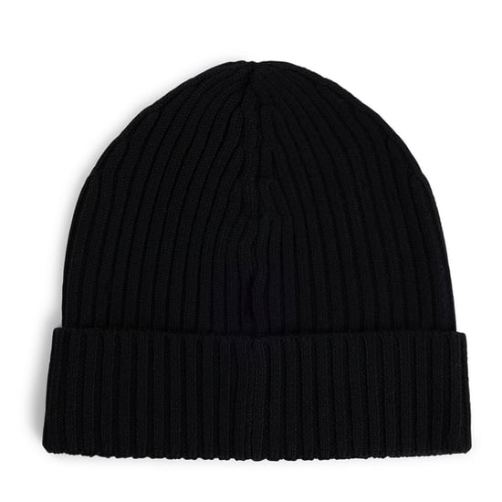 Accessories Boss Logo Emed Lara Beanie in Black - Image 3