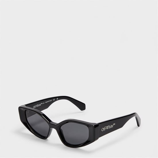 Accessories Off White Memphis Square Full Rim Sunglasses in Black/Dark Grey - Image 1