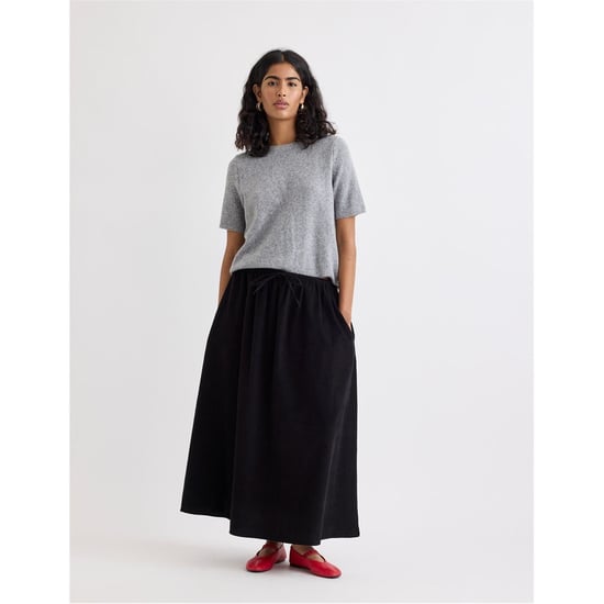 Women's Nobodys Child Npls Maxi A-Line Skirt in Black - Image 1