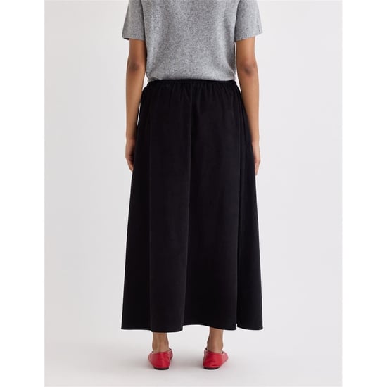 Women's Nobodys Child Npls Maxi A-Line Skirt in Black - Image 3
