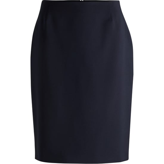 Women's Boss Vileah Knee Length Pencil Skirt in Dark Blue - Image 1
