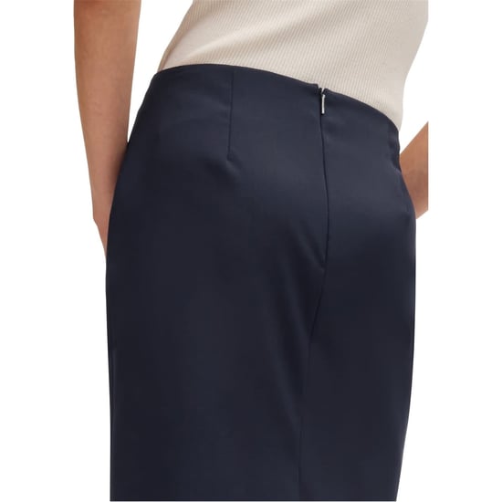 Women's Boss Vileah Knee Length Pencil Skirt in Dark Blue - Image 4