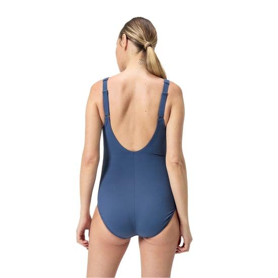 Women's Speedo Maternity U-Back One Piece Swimsuit in Blue - Image 3
