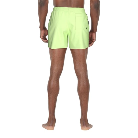 Men's Nike Tape Shorts in Barely Volt - Image 3