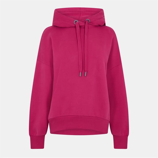 Women's Head Motion Hooded Neck Long Sleeve Sweatshirt in Pink - Image 1