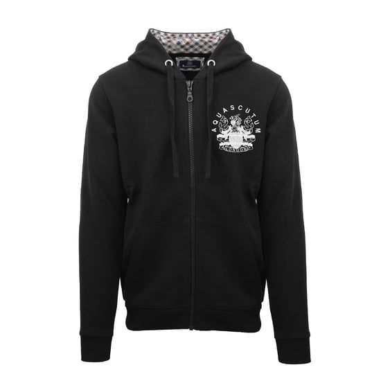 Men's Aquascutum Zp + Hoody S in Black - Image 1