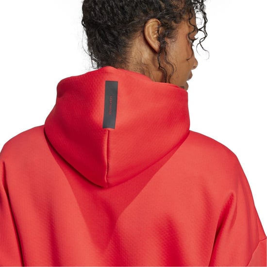 Women's adidas Z.n.e. Full Zip Hoodie in Pure Ruby - Image 5