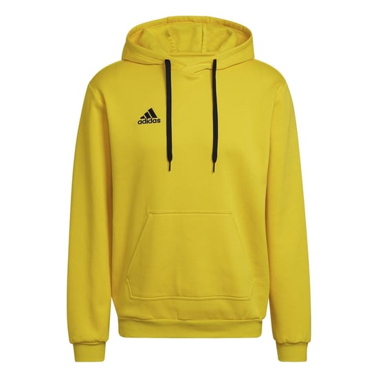 Men's adidas Entrada 22 Sweat Hoodie in Yellow/Black - Image 6
