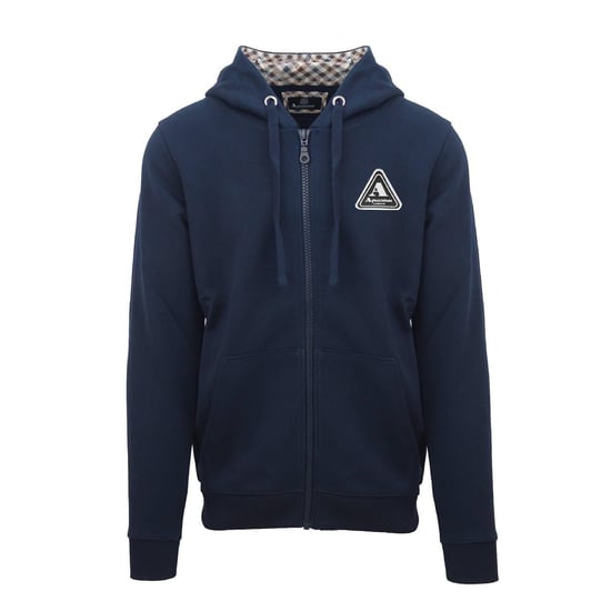Men's Aquascutum Zp + Hoody S in Navy - Image 1