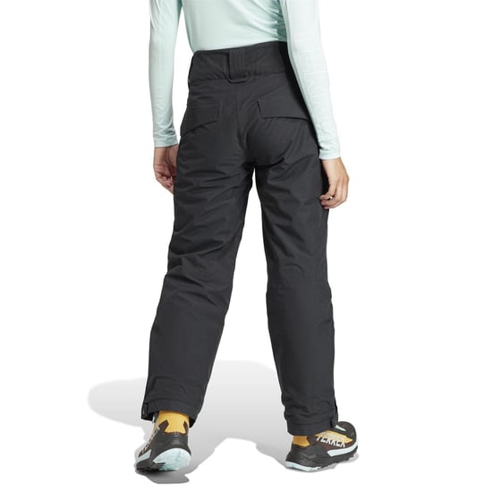Women's adidas Xperior 2L Insulated Waterproof Zipped Hem Ski Pant in Black - Image 3