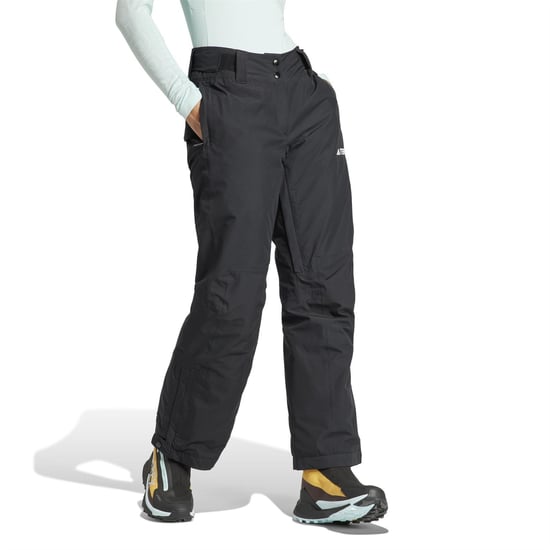 Women's adidas Xperior 2L Insulated Waterproof Zipped Hem Ski Pant in Black - Image 4