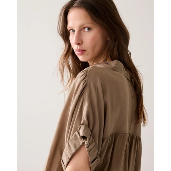 Summum blouse short sleeves viscose cotton 2s3484-12370 763 dark clay - Image 6