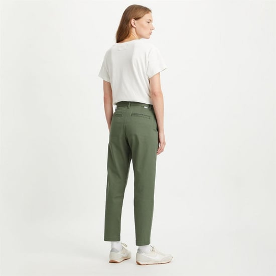 Women's Levis Essential Chino Unbasic Khaki in Thyme - Image 3