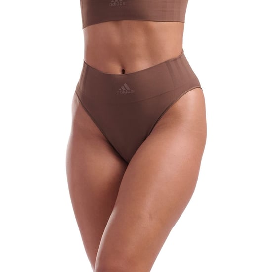 Women's adidas Active Seamless Micro Stretch High Leg Brief in Toasted Mocha - Image 3