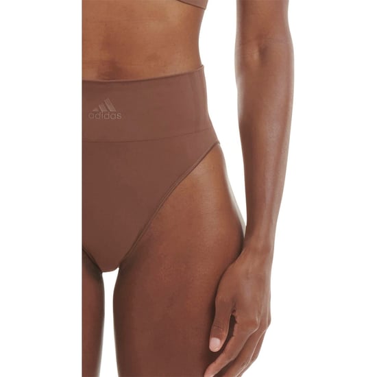 Women's adidas Active Seamless Micro Stretch High Leg Brief in Toasted Mocha - Image 5