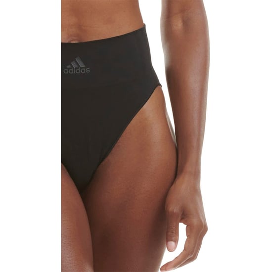 Women's adidas Active Seamless Micro Stretch High Leg Brief in Black - Image 5