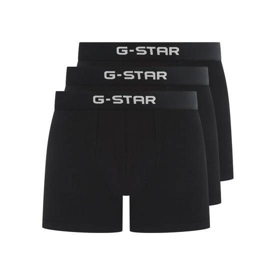 Men's G Star Tide 3 Pack Plain Design Trunck in Black - Image 1