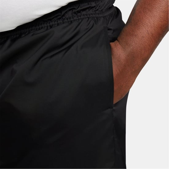 Men's Nike Sportswear Essentials Woven Flow Shorts in Black - Image 3