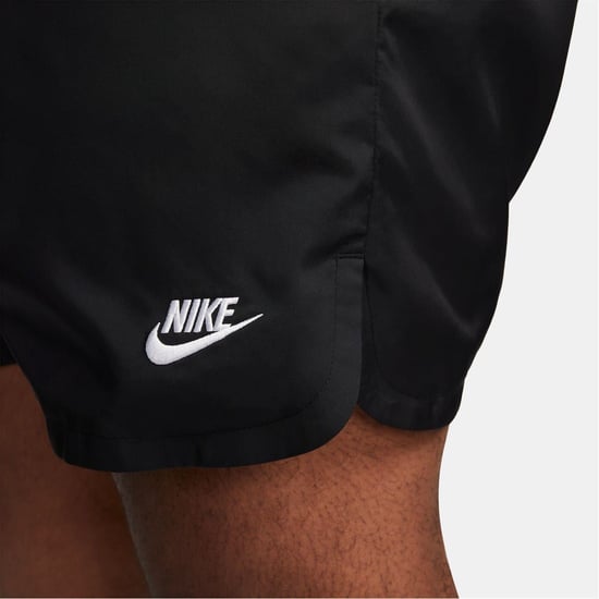 Men's Nike Sportswear Essentials Woven Flow Shorts in Black - Image 4