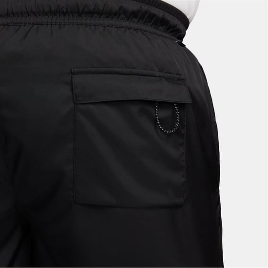 Men's Nike Sportswear Essentials Woven Flow Shorts in Black - Image 5