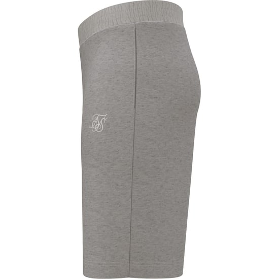 Men's SikSilk Fleece Sweat Shorts in Grey Marl - Image 4