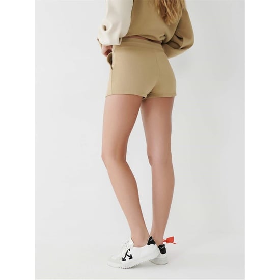Women's True Religion HS Lounge Sweat Shorts in Travertine - Image 2