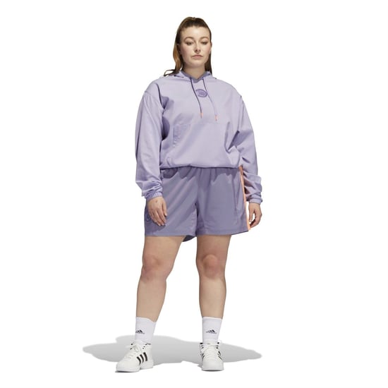 Women's adidas Inc Hyc Basketball Shorts in Purple - Image 2