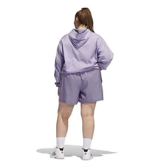 Women's adidas Inc Hyc Basketball Shorts in Purple - Image 3
