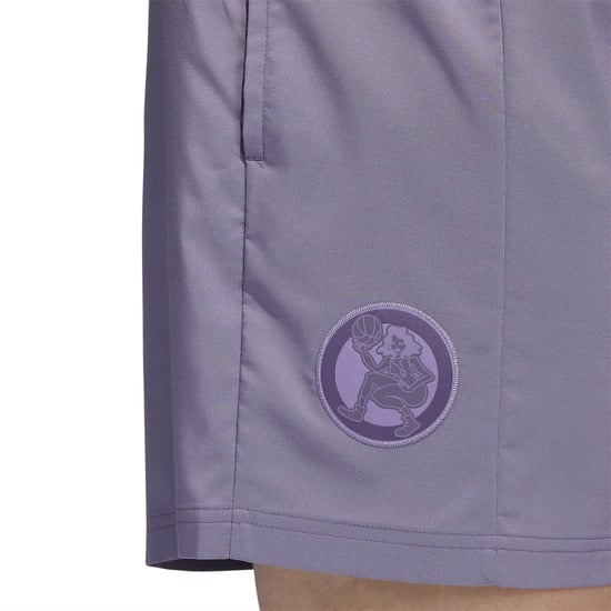Women's adidas Inc Hyc Basketball Shorts in Purple - Image 4