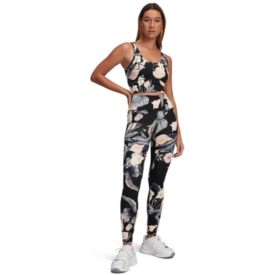Women's Under Armour Meridian Floral Patterned Leggings in Black - Image 4