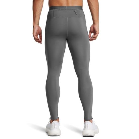Men's Under Armour Launch Solid Patterned Leggings in Grey - Image 4