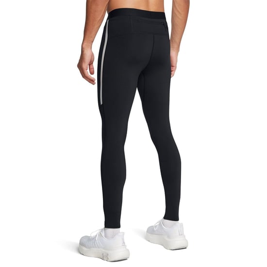 Men's Under Armour Launch Solid Patterned Leggings in Black - Image 3