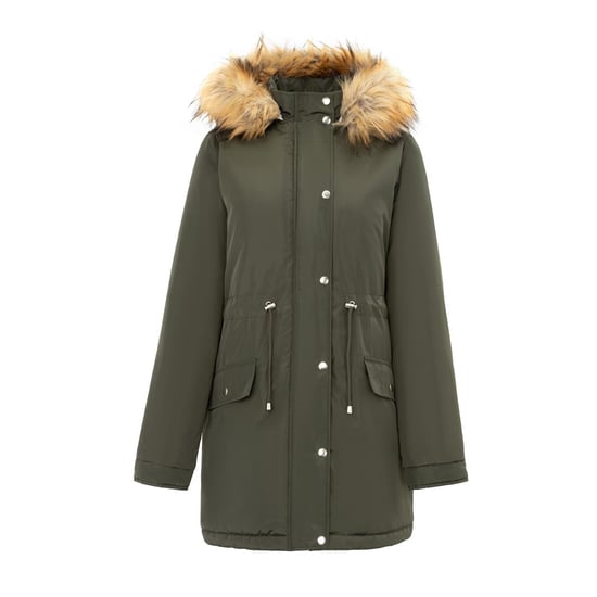 Women's Miso Parka Ladies Jacket in Khaki - Image 1