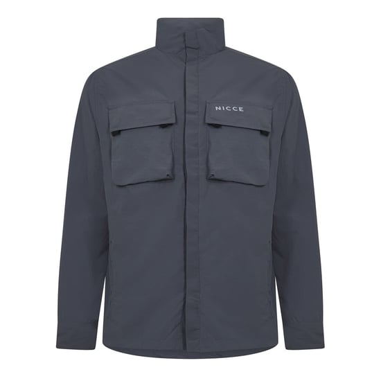Men's Nicce Statlo OvrShirt in Coal - Image 1