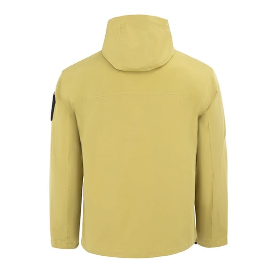 Men's Firetrap Windproof Hooded Long Sleeve Windbreaker in Yellow - Image 2