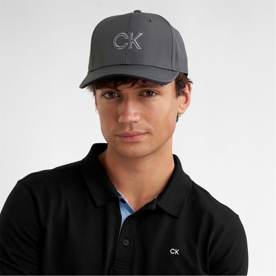 Accessories Calvin Klein Golf G Lettering Adjustable Cap in Charcoal - Image 3