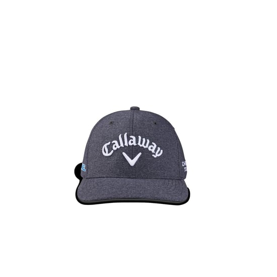 Accessories Callaway Wordmark Logo Pre Curved Brim Cap in Grey/White - Image 1