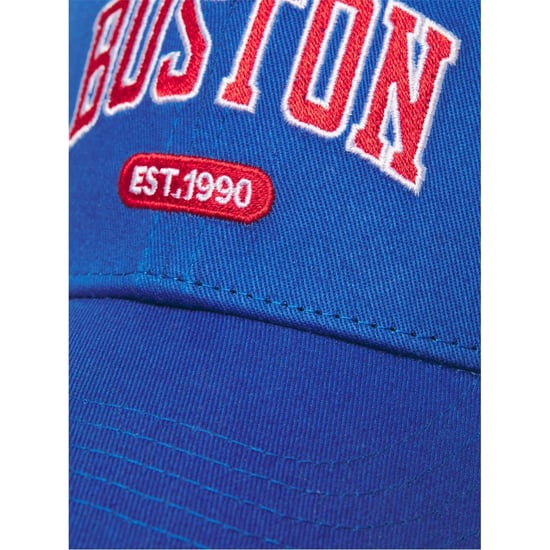 Accessories Jack and Jones Jacportland Lettering Curved Brim Dad Cap in Nautical Blue - Image 2