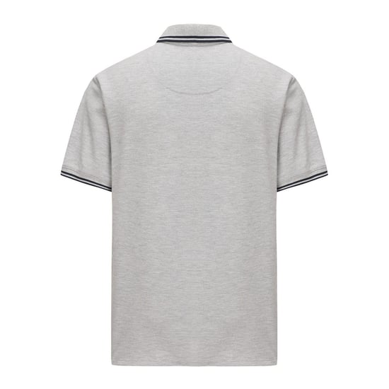 Men's Pretty Green Barton Polo in Grey Marl - Image 2