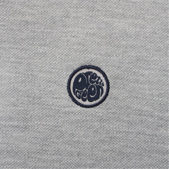 Men's Pretty Green Barton Polo in Grey Marl - Image 4