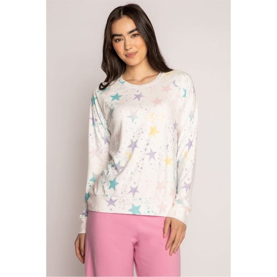 Women's PJ Salvage Salvage Starry Shirt in Off-White - Image 1