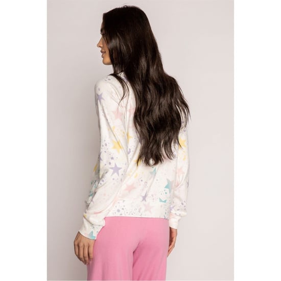 Women's PJ Salvage Salvage Starry Shirt in Off-White - Image 2