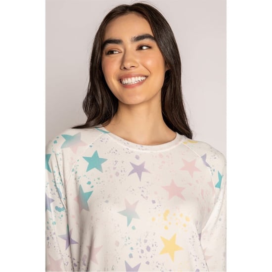 Women's PJ Salvage Salvage Starry Shirt in Off-White - Image 5