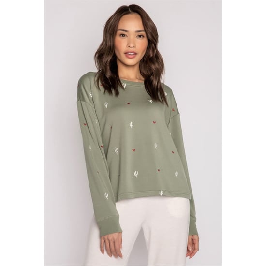 Women's PJ Salvage Salvage Olive Shirt in Hellgrün - Image 1