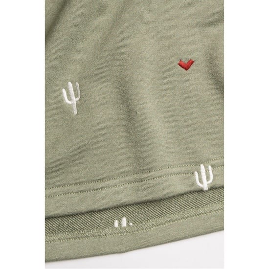 Women's PJ Salvage Salvage Olive Shirt in Hellgrün - Image 4